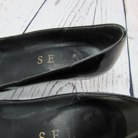 Selby Comfort black patent leather kitten heels - Picture 5 of 8